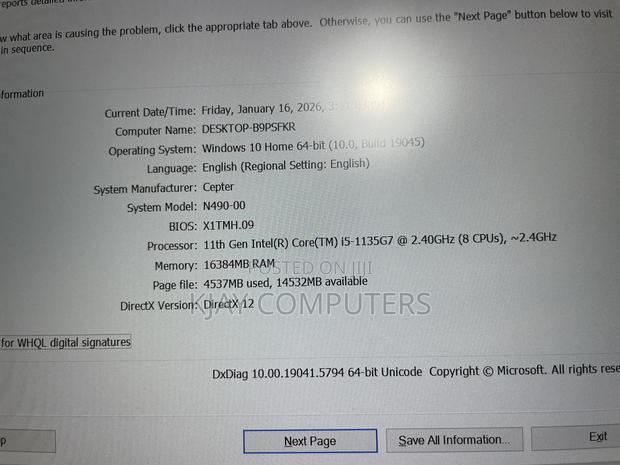 Laptop HP 14-Dq2031tg 16GB Intel Core I5 SSD 512GB photo 8