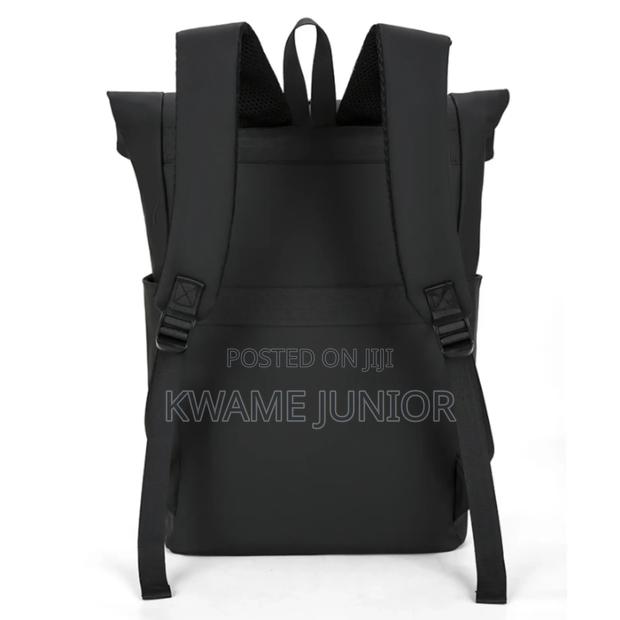 Fashionable Black Leather Backpack for 15-16 Inch Laptop photo 5