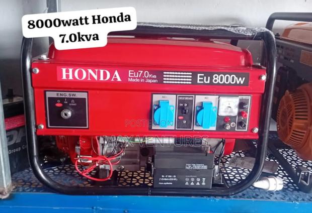 Strong and Hard Honda 7.0kva 8000watt Petrol Generator 7.0kv