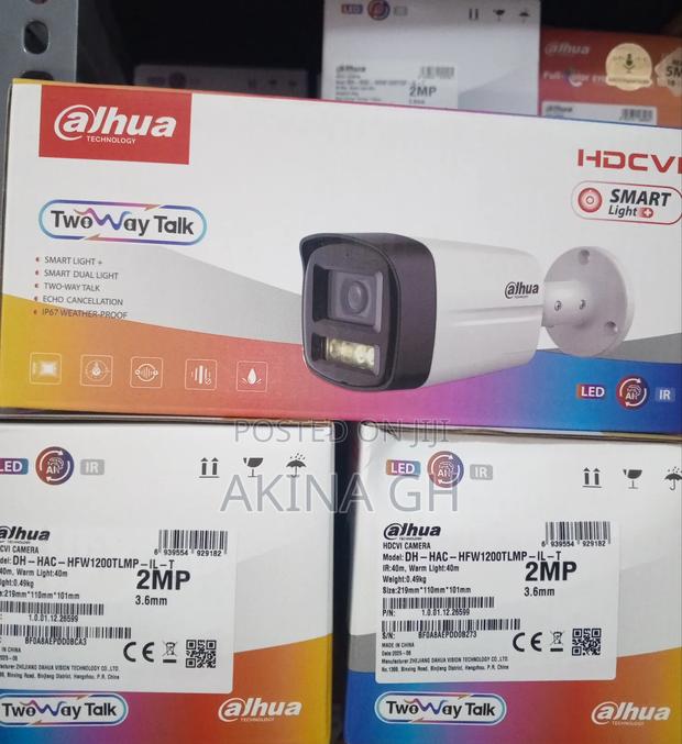 Dahua Full Color 2mp Smart Light+Audio (Dh-Hac-Hfw1200-TLMP-Il-T) photo 3