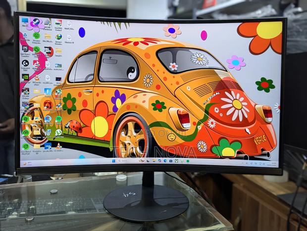 Samsung Curved Pc Screen, 27" Inch Va Panel, Full Hd 1080 Resolution photo 2