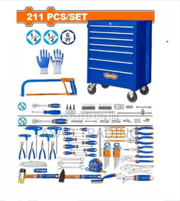 Wadfow 211 Pcs Tools Chest Set (Whs3211) photo 2