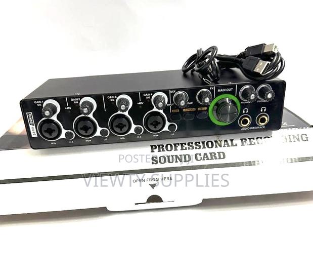 Xtuga E-44 24bit 192khz 4 Input 4 Output Usb Audio Inerface Sound Card photo 4