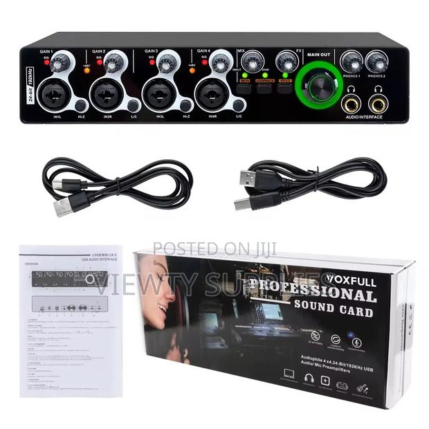 Xtuga E-44 24bit 192khz 4 Input 4 Output Usb Audio Inerface Sound Card