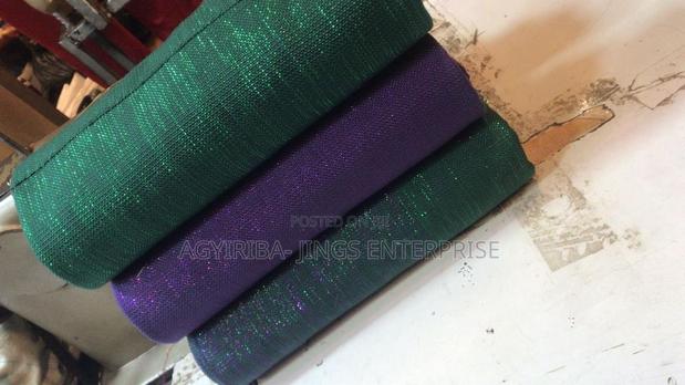 Purple and Gold Ombre Kente · Photo 3