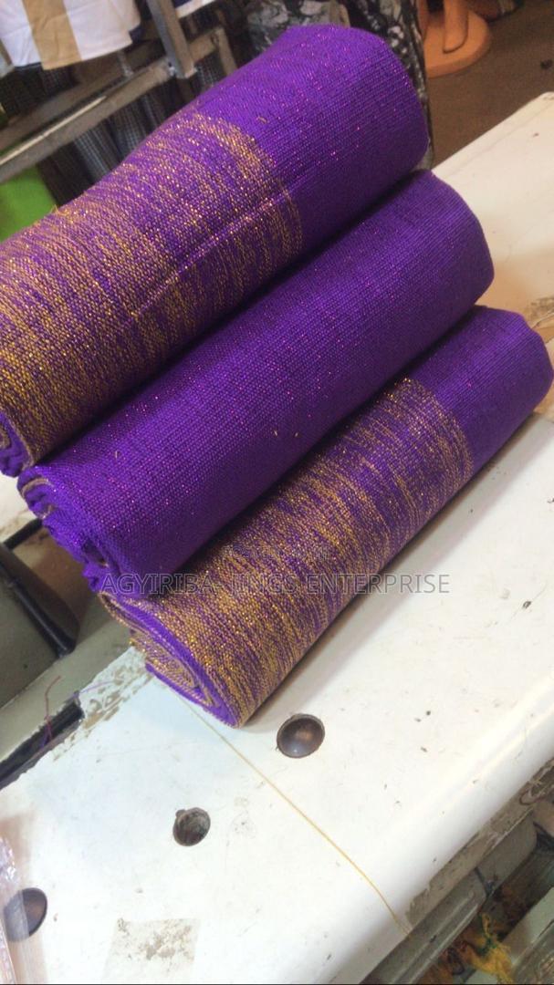 Purple and Gold Ombre Kente · Photo 4