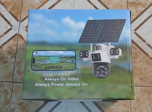 4-Lens Solar Powered Security Camera photo 5