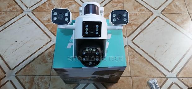 4-Lens Solar Powered Security Camera photo 6