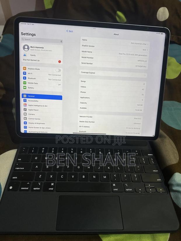 Apple iPad Pro 12.9 (2022) 128 GB Silver photo 4