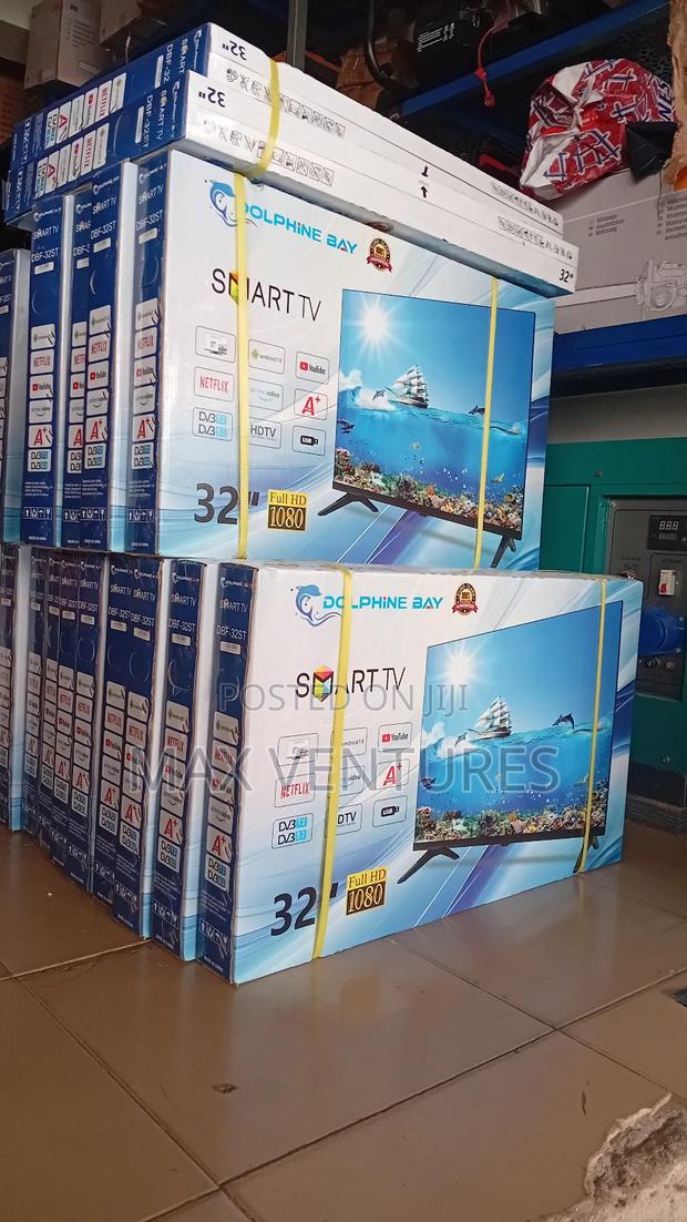 32" Tv Smart Frameless Dolphine Bay 32"Tv Android