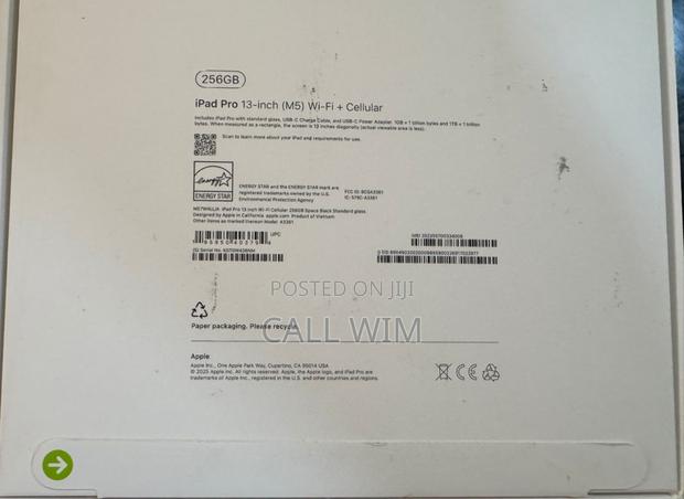 New Apple iPad (2025) 256 GB Black photo 3