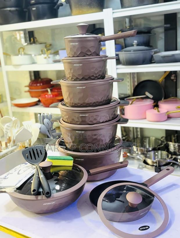 16 Pieces Arshia Die-Cast Cookware Ser