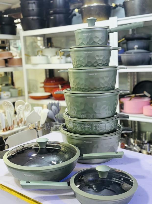 16 Pieces Arshia Die-Cast Cookware Ser photo 3