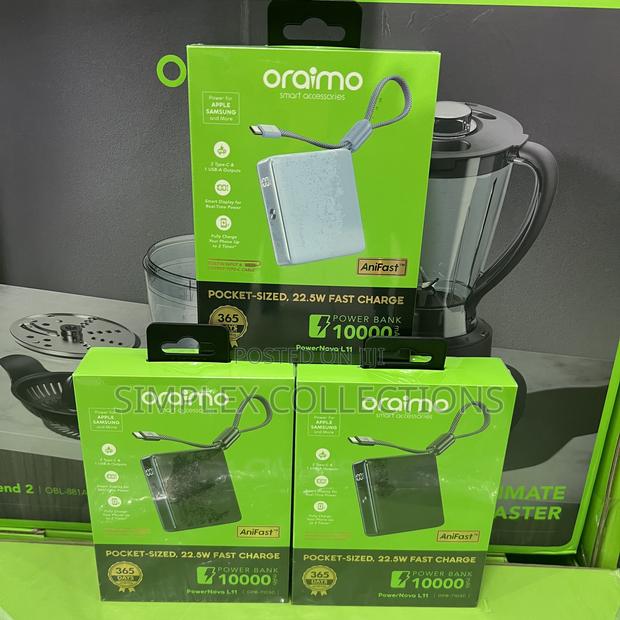 Oraimo Powernova L11 10000mah 22.5w Power Bank