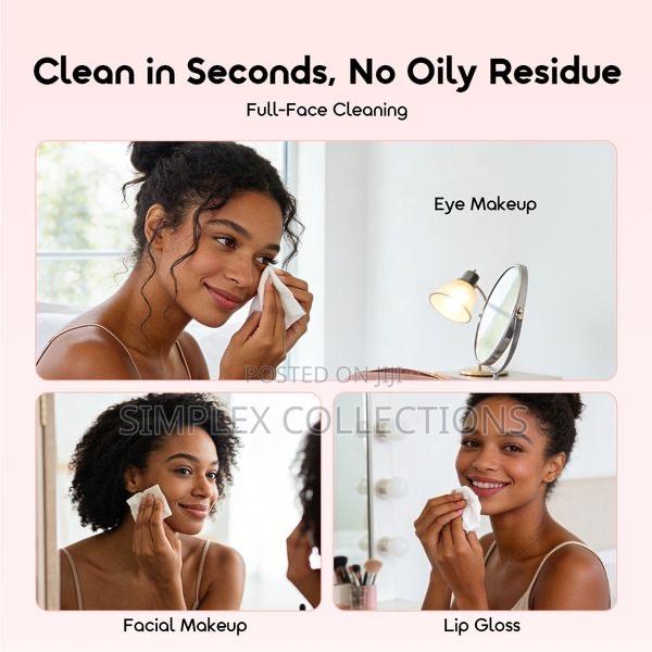 Oraimo Meltique Alcohol Free Hyaluronic Acid Make Up Remover Wipes photo 6
