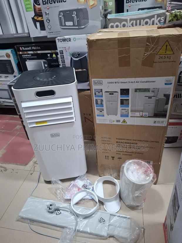 3-in-1 7000btu Black +Decker Mobile Air Condition From Uk