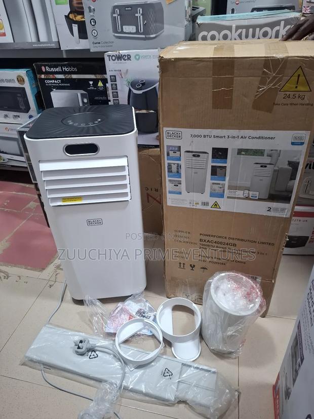 3-in-1 7000btu Black +Decker Mobile Air Condition From Uk photo 3