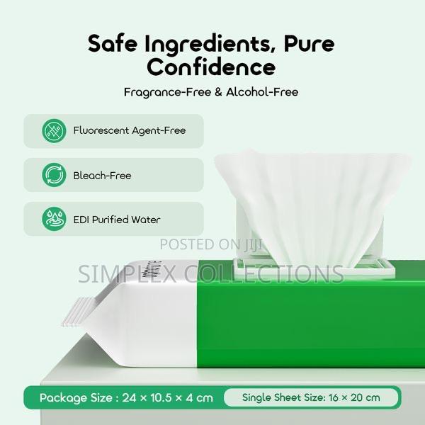 Oraimo Snuggy 1*80 Wipes 100% Pure Bamboo Cloud-Soft Baby Wipes photo 6