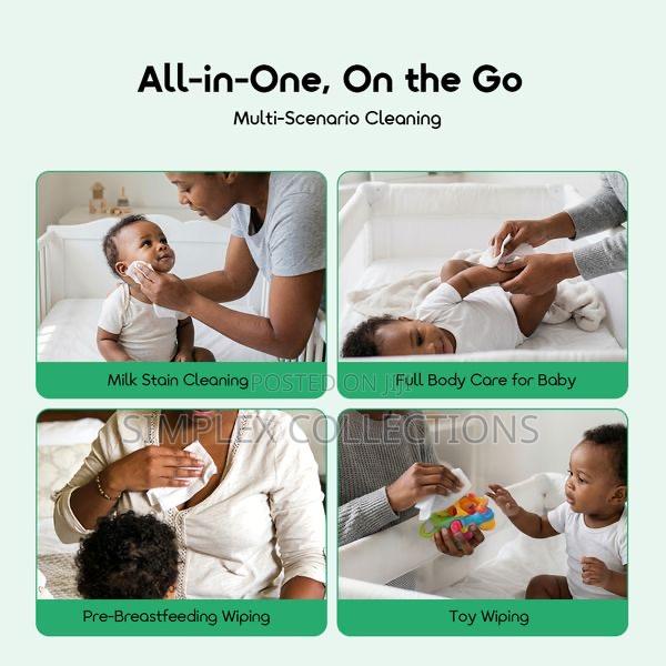 Oraimo Snuggy 1*80 Wipes 100% Pure Bamboo Cloud-Soft Baby Wipes photo 7