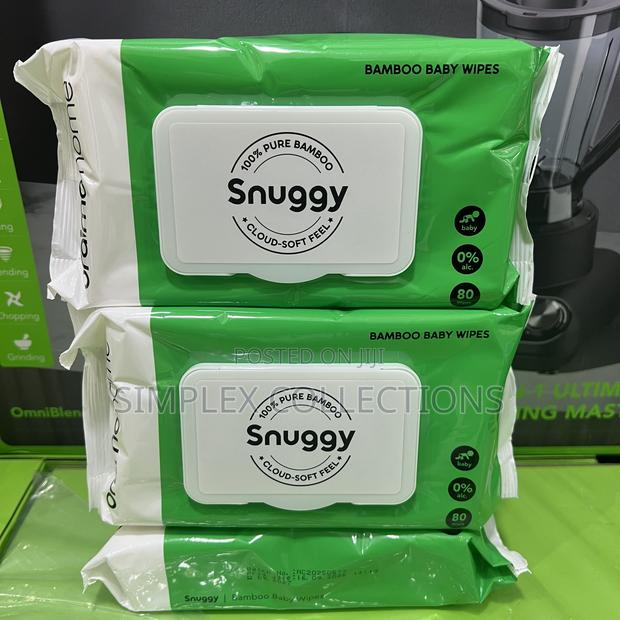 Oraimo Snuggy 1*80 Wipes 100% Pure Bamboo Cloud-Soft Baby Wipes
