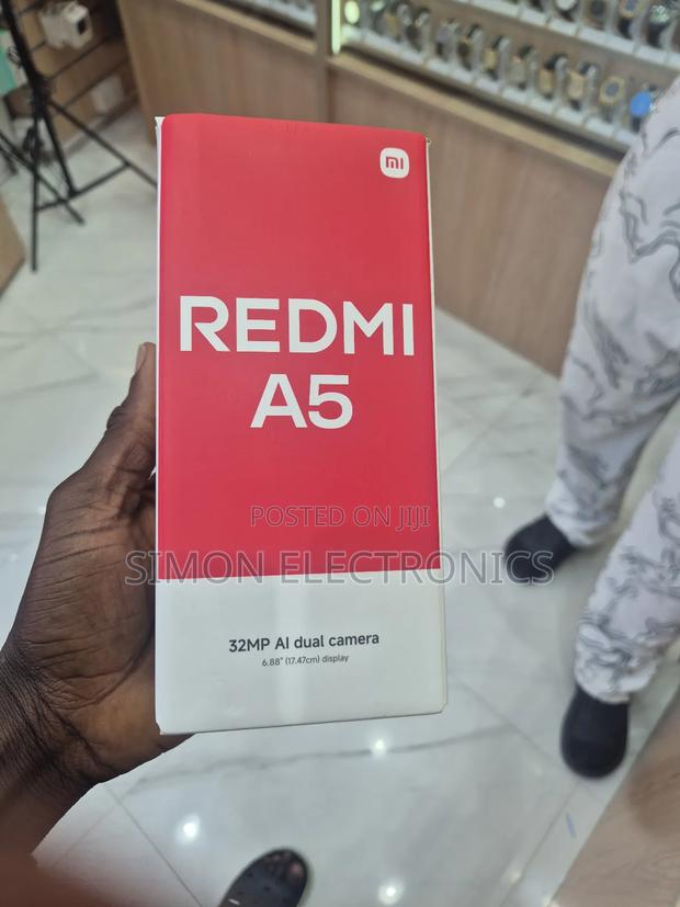 New Xiaomi Redmi A5 4G 128 GB Black
