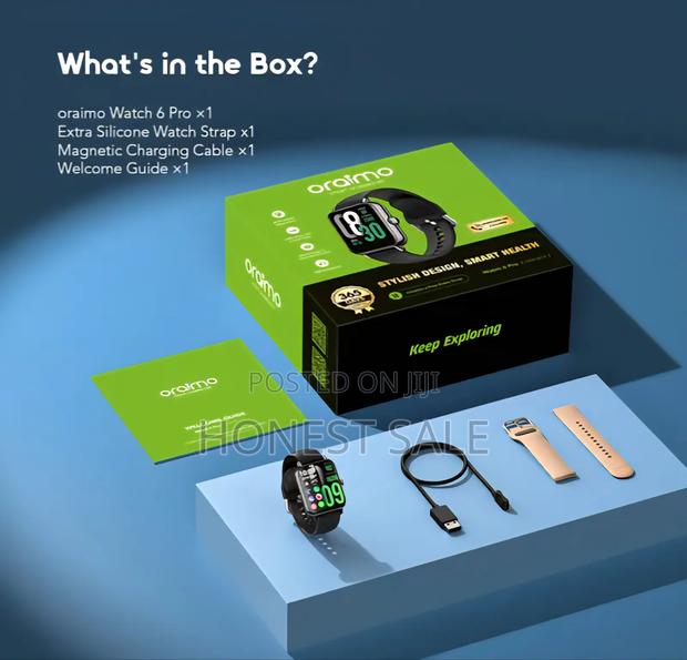 Oraimo Watch 6 Pro 1.69'' Full Touch Smart Watch photo 2