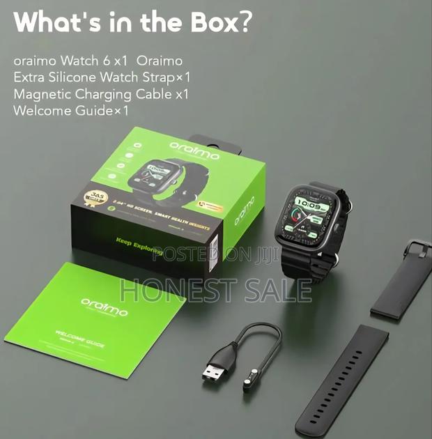 Oraimo Watch 6 2.04" TFT Ip68 Smart Watch photo 2