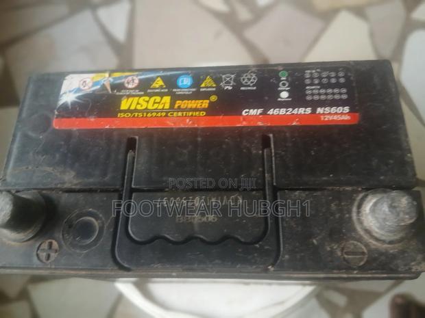 Fairly Used Visca Power CMF 46b24rs Ns60s Car Battery photo 2