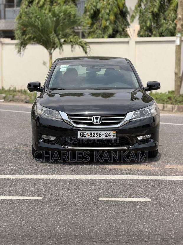 Honda Accord EX-L 4dr Sedan (2.4L 4cyl CVT) 2015 Black photo 2