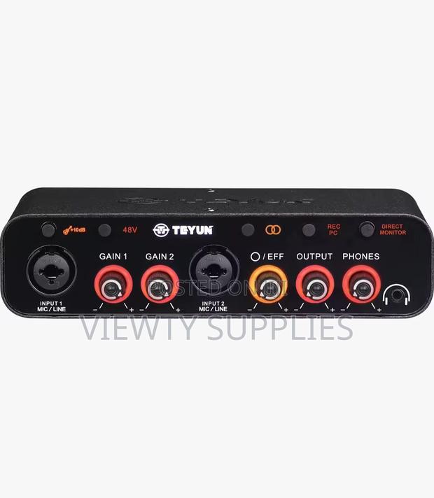 Teyun Q26 2 Channels Professional Audio Interface Sound Card Console photo 2