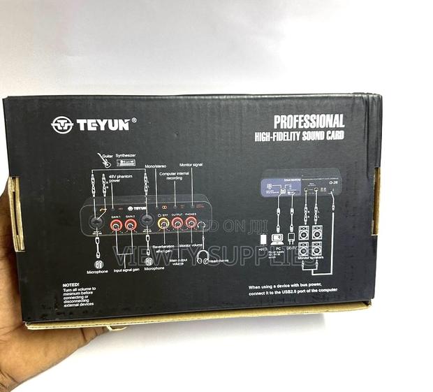 Teyun Q26 2 Channels Professional Audio Interface Sound Card Console photo 6