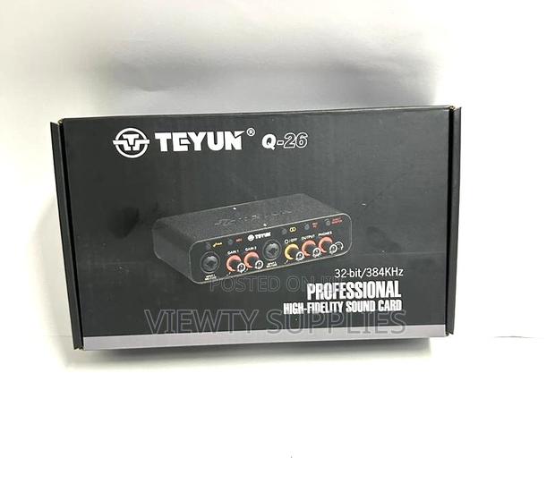 Teyun Q26 2 Channels Professional Audio Interface Sound Card Console photo 5