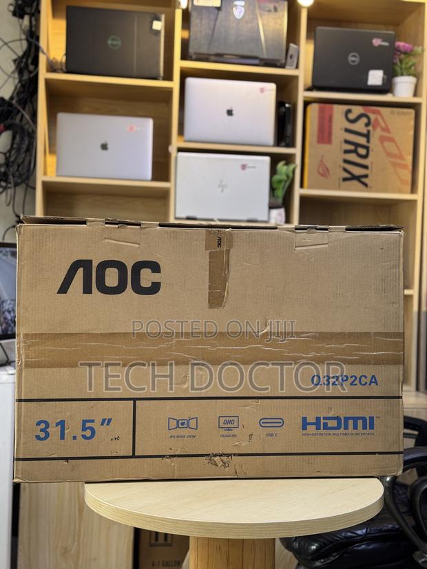 Aoc 32” QHD Usb-C Monitor With Speakers Hub photo 4
