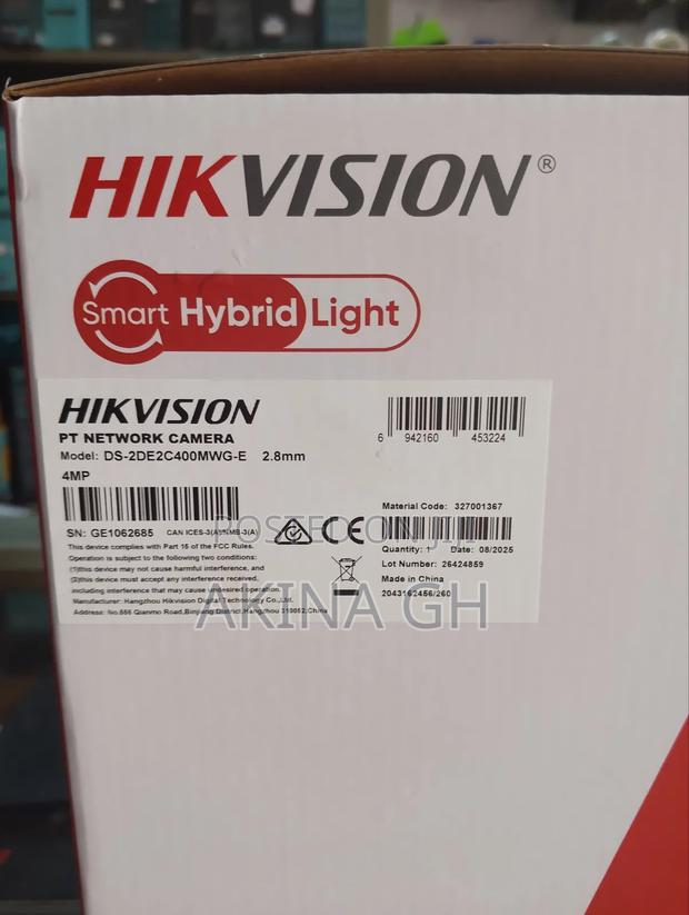 Hikvision Smart Hybrid Light Pt Network Camera (Ds-2de2c400mwg-E) photo 2