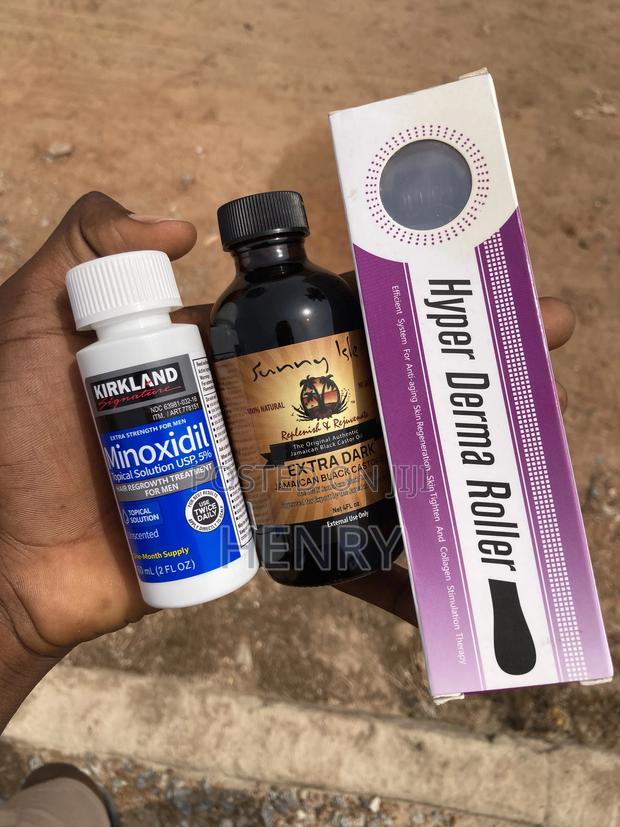 Natural Hair Growth Kit- Kirkland Minox + Sunny Isle + Hyper Derma photo 2