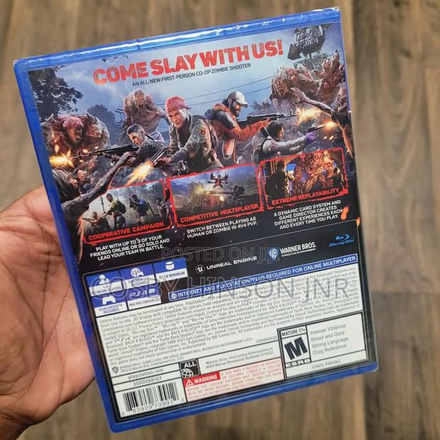 Back for Blood Ps4 Cd Sealed photo 3