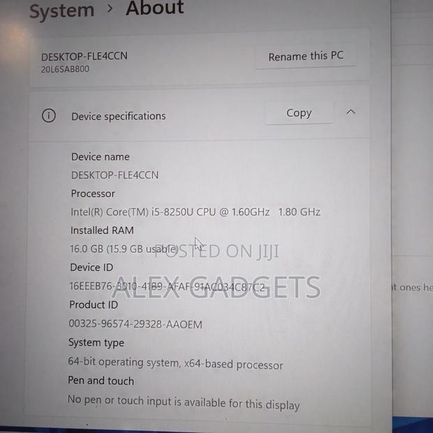 Laptop Lenovo ThinkPad T480 16GB Intel Core I5 SSD 256GB photo 4