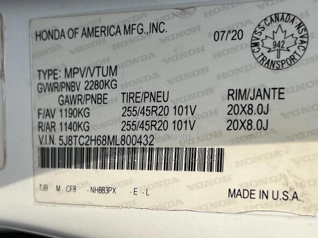 Acura RDX 2021 White photo 9