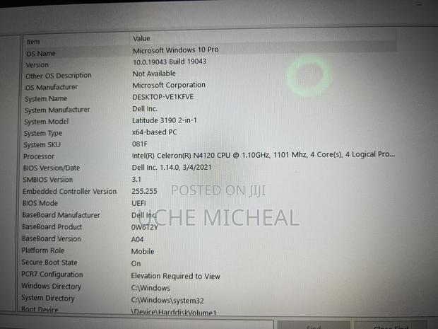 Laptop Dell Latitude 3180 4GB Intel SSD 60GB photo 4