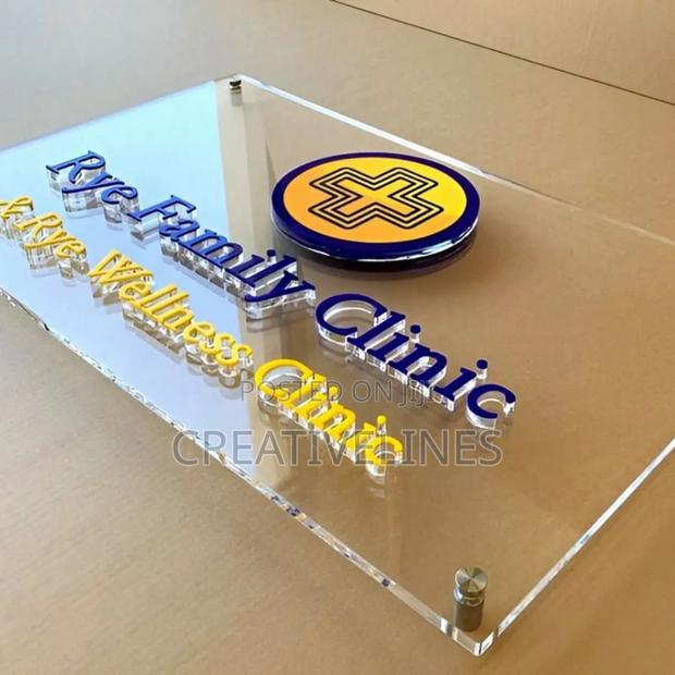 Clinc Company Intro Signage