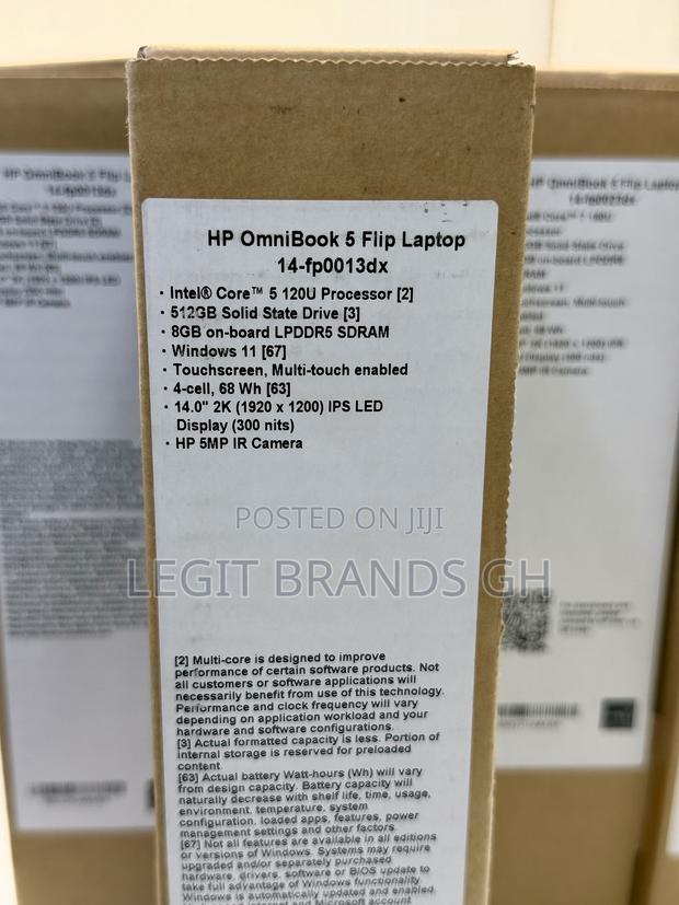 New Laptop HP OmniBook 5 Flip 8GB Intel Core 5 SSD 512GB photo 2