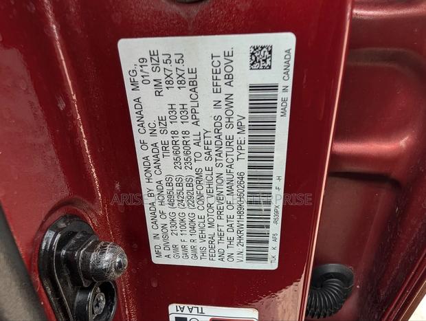 Honda CR-V EX-L AWD 2019 Red photo 19