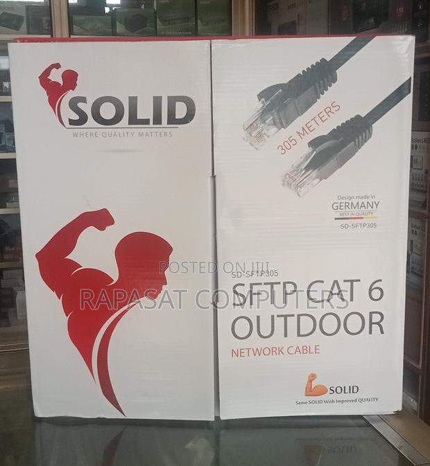Solid Cat 6 Sftp Outdoor Cable 305m photo 2