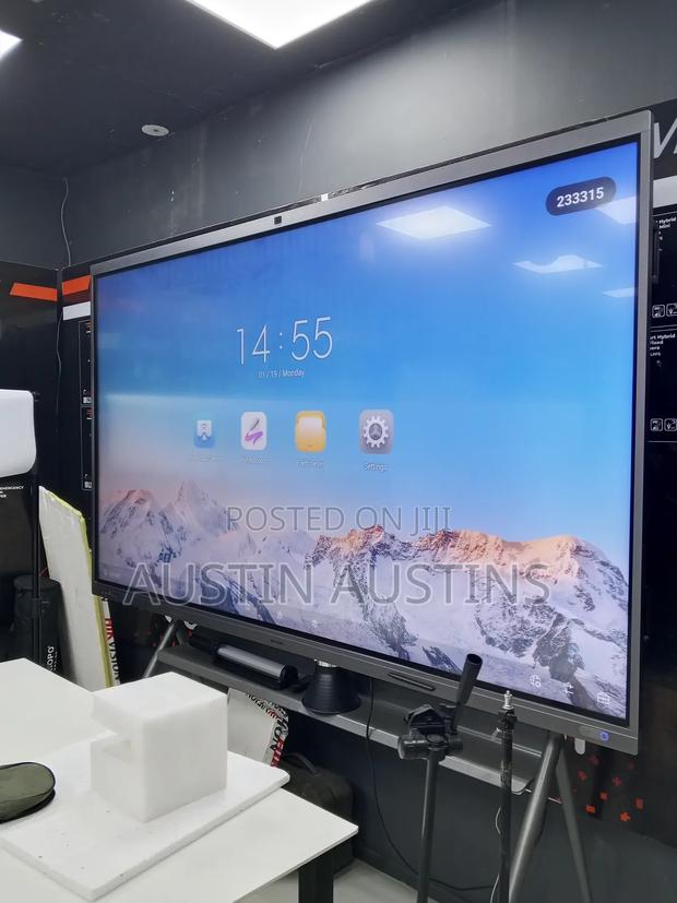 Smart Interactive 75 Inches Whiteboard Screen Panel With Camera
