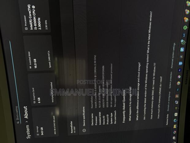 Laptop Dell G5 16GB Intel Core I5 SSHD (Hybrid) 512GB photo 2