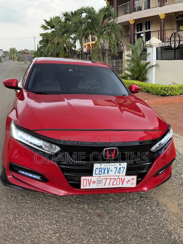 Honda Accord Sport 2.0T 2018 Red photo 3