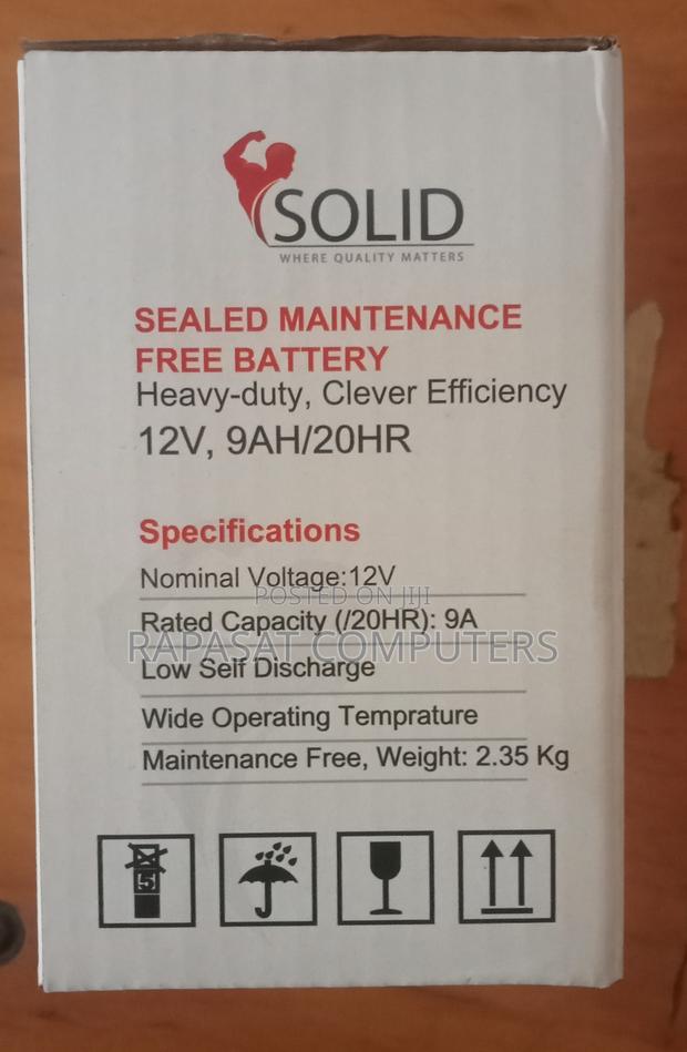12v*9ah Ups Battery Solid Brand photo 3