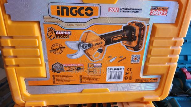 Ingco Cordless Gauge Straight Shear 20v + Battery photo 2