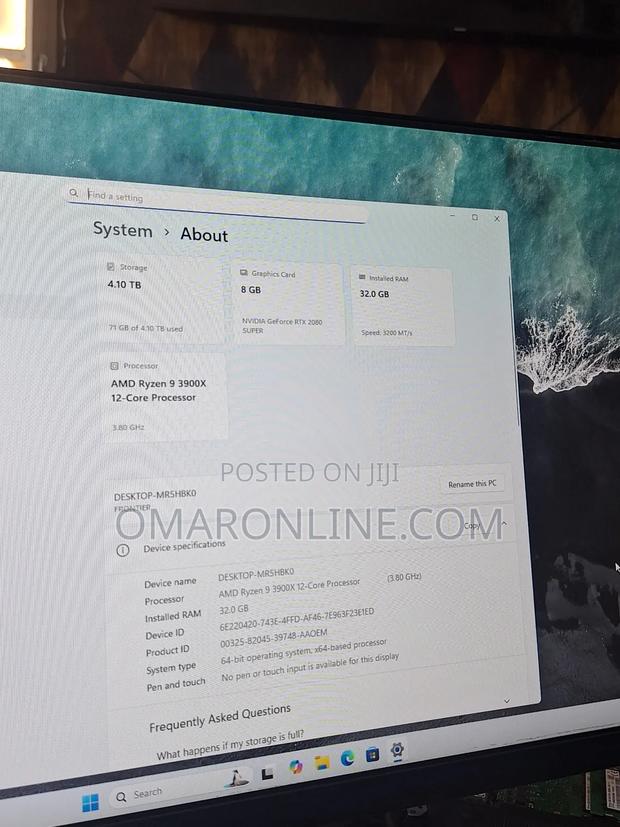 Desktop Computer 32GB AMD Ryzen 9 SSD 512GB photo 6