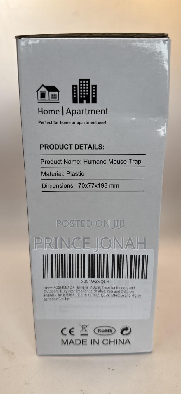 Roshield Humane Mouse Traps for Indoors and Outdoors, Duty Pest Trap photo 5